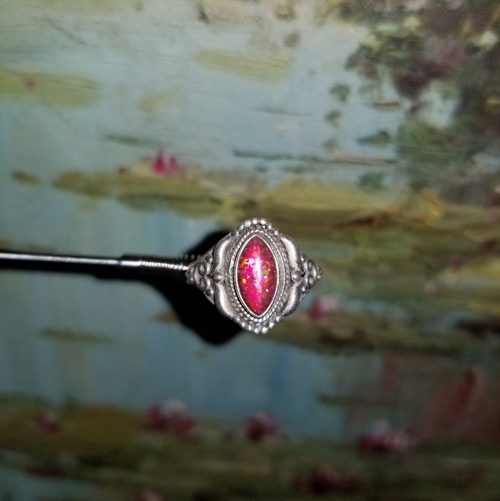 Fire Opal Ring